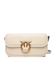 PINKO Torebka Love Box Baguette Al 25-26 PLTT 105083 A26L Écru. Torebki do ręki damskie Pinko, bez wzorów, ze skóry, bez dodatków. Za 1,649.00 zł.