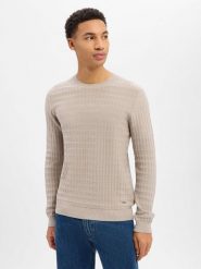 JOOP! sweter z dzianiny - Welmo Mężczyźni Bawełna brązowy, XXL. Brązowe swetry przez głowę męskie JOOP!, m, bez wzorów, z bawełny, bez kołnierzyka. Za 429.95 zł.
