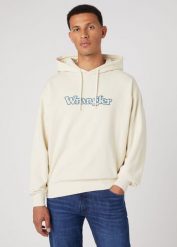 WRANGLER GRAPHIC HOODIE MĘSKA BLUZA LOGO NADRUK TURTLEDOVE W674I3C23 112337483. Bluzy męskie Wrangler, l, bez wzorów, z kapturem. Za 139.99 zł.