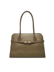 Furla Torebka Goccia M WB01504 BX3104 CN 2810S Zielony. Zielone torebki do ręki damskie Furla, bez wzorów, ze skóry, bez dodatków. Za 1,599.00 zł.