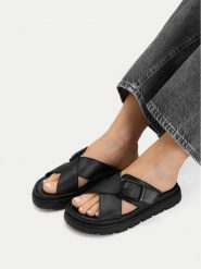 G-Star Raw Klapki CEO-WI16-MARS-02 Czarny. Czarne klapki damskie G-Star, bez wzorów, ze skóry, retro, bez obcasa. Za 133.99 zł.