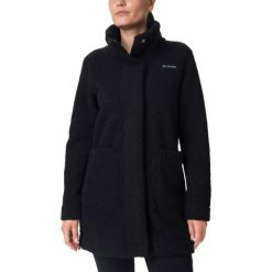 Kurtka polarowa turystyczna damska Columbia Panorama. Czarne kurtki sportowe damskie Columbia, s, bez wzorów, z polaru, bez kaptura, trekkingowe. Za 449.99 zł.