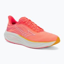 Buty do biegania damskie Mizuno Neo Cosmo. Brązowe obuwie sportowe damskie Mizuno, bez wzorów, z materiału, do biegania. Za 349.99 zł.