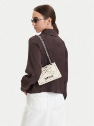 Just Cavalli Torebka 80RA4BP1 ZSD95 Biały. Białe torebki do ręki damskie Just Cavalli, bez wzorów, ze skóry, wizytowe, bez dodatków. Za 749.99 zł.