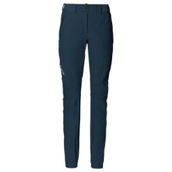 Spodnie damskie VAUDE Scopi II. Niebieskie spodnie sportowe damskie Vaude, bez wzorów, z poliamidu, trekkingowe. Za 562.15 zł.