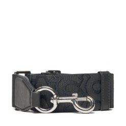 Wymienny pasek do torebki Marc Jacobs. Czarne torebki do ręki damskie Marc Jacobs, bez wzorów, bez dodatków. Za 649.99 zł.