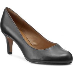 Półbuty CLARKS - Arista Abe 261043674 Black Leather. Czarne półbuty damskie Clarks, ze skóry ekologicznej. W wyprzedaży za 219.00 zł.