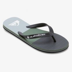Japonki plażowe męskie Quiksilver Molokai Stripe. Czarne klapki męskie Quiksilver. Za 60.00 zł.