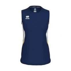Damski tank top Errea Carry. Białe topy damskie ERREA, m, bez wzorów, z materiału, bez kołnierzyka, bez ramiączek. Za 182.00 zł.