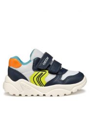 Geox Sneakersy B Ciufciuf B555RA 1454 C0899 M Biały. Białe buty sportowe chłopięce Geox, bez wzorów, ze skóry, bez zapięcia. Za 119.99 zł.