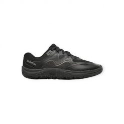 Buty do biegania damskie Merrell Trail Glove 8. Czarne obuwie sportowe damskie Merrell, bez wzorów, z materiału, do biegania. Za 756.00 zł.
