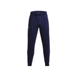 Spodnie dresowe Under Armor Ua Essential Fleece dla dorosłych. Białe spodnie sportowe męskie Under Armour, s, bez wzorów, z bawełny, na fitness i siłownię. Za 276.85 zł.