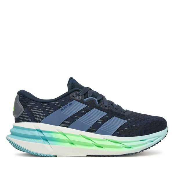 Buty do biegania adidas. Niebieskie buty sportowe męskie Adidas, bez zapięcia, do biegania. Za 479.99 zł.