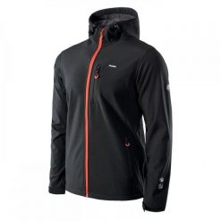 Męska kurtka Elbrus Iver softshell rozmiar XL. Czarne kurtki sportowe męskie ELBRUS, na zimę, m, bez wzorów, z softshellu, narciarskie. Za 284.48 zł.