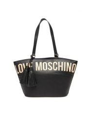 LOVE MOSCHINO Torebka JC4285PP0MKJ0000 Czarny. Czarne torebki do ręki damskie Love Moschino, bez wzorów, ze skóry, bez dodatków. Za 499.99 zł.