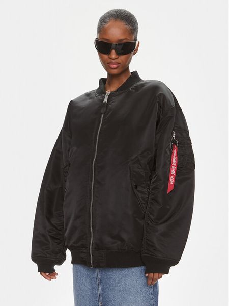 Alpha Industries Kurtka bomber MA-1 Core 108010 Czarny Regular Fit. Czarne kurtki damskie Alpha Industries, l, bez wzorów, z syntetyku, bez kaptura. Za 799.99 zł.