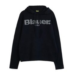 Bluza polarowa BLAUER PARKER Czarny. Czarne bluzy męskie Blauer, l, bez wzorów, z polaru, bez kaptura. Za 360.99 zł.
