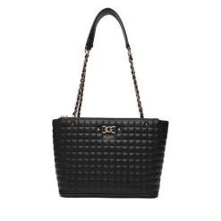 Torebka Guess. Czarne torebki do ręki damskie Guess, z aplikacjami, klasyczne, bez dodatków. Za 489.99 zł.