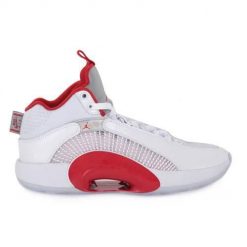 Buty koszykarskie męskie Nike Air Jordan 1 HI. Białe buty sportowe męskie Nike, z gumy, bez zapięcia, do koszykówki, Nike Air Jordan. Za 803.00 zł.
