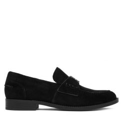 Loafersy Guess. Czarne mokasyny damskie Guess. Za 679.99 zł.