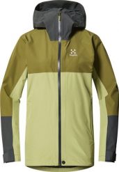 Kurtka przeciwdeszczowa damska Haglofs Finch Proof Jacket - green/olive green. Zielone kurtki sportowe damskie Mac in Sac, bez wzorów, bez kaptura. Za 808.66 zł.