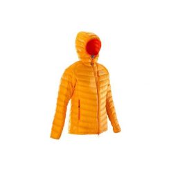 Kurtka alpinistyczna puchowa Alpinism Light damska. Brązowe kurtki damskie SIMOND, xs, bez wzorów, z materiału, bez kaptura. Za 299.99 zł.