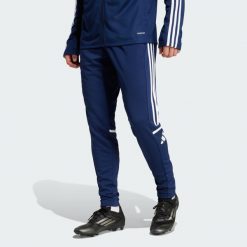 Spodnie Squadra 25 Training. Białe spodnie sportowe męskie Adidas, m, bez wzorów, z materiału, na fitness i siłownię. Za 214.99 zł.