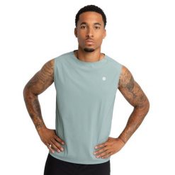 Męska koszulka tank top do biegania w terenie Trekking Siroko Apex Green. Zielone t-shirty męskie SIROKO, m, bez wzorów, z materiału, sportowe, bez kołnierzyka. W wyprzedaży za 84.99 zł.