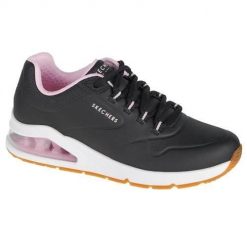 Buty do chodzenia damskie Skechers Uno 2 2ND Best. Czarne obuwie sportowe damskie Skechers, bez wzorów, z materiału, trekkingowe, Skechers Sport. Za 387.00 zł.