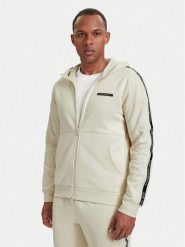 EA7 Emporio Armani Bluza 7M002197 AF10377 U1079 Beżowy jasny Regular Fit. Brązowe bluzy męskie EA7 Emporio Armani, m, bez wzorów, z bawełny, bez kaptura. Za 629.99 zł.