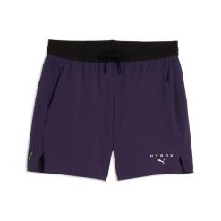 Szorty Puma Hyrox. Fioletowe krótkie spodenki sportowe męskie Puma, m, bez wzorów, z elastanu, na fitness i siłownię. Za 265.40 zł.