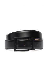 Calvin Klein Pasek Męski Square Buckle 32Mm Adj LV04D7026G Czarny. Czarne paski damskie Calvin Klein, bez wzorów, ze skóry. Za 219.99 zł.