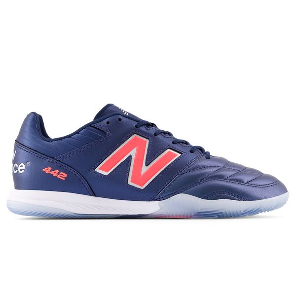 Halówki męskie New Balance 442 V2 PRO IN MS41IMP2 – granatowe. Niebieskie buty sportowe męskie New Balance, z gumy, bez zapięcia, na fitness i siłownię. Za 499.99 zł.