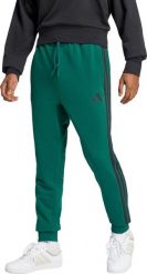 Spodnie męskie adidas Essential 3-Stripes French Terry zielone JD1879 L. Zielone spodnie sportowe męskie Adidas, l, bez wzorów. Za 228.99 zł.