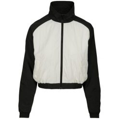 Damska miejska klasyczna parka z marszczonym kołnierzem. Białe kurtki damskie Urban Classics, na zimę, bez wzorów, bez kaptura. Za 191.00 zł.