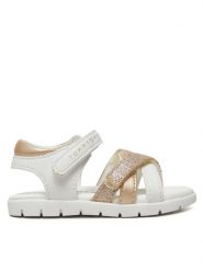 Tommy Hilfiger Sandały Velcro Sandal T1A2-33770-0273 M Biały. Białe sandały dziewczęce Tommy Hilfiger, ze skóry, bez zapięcia. Za 149.99 zł.