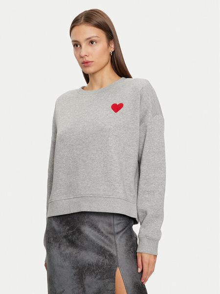Vero Moda Bluza Maly 10329164 Szary Oversize. Szare bluzy damskie Vero Moda, xs, bez wzorów, z bawełny, bez kaptura. Za 69.99 zł.