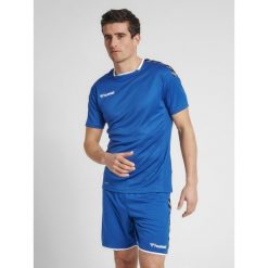 Jersey Hummel hmlAUTHENTIC Poly HML. Niebieskie koszulki sportowe męskie Hummel, m, bez wzorów, z jersey, bez kołnierzyka, bez ramiączek, na fitness i siłownię. Za 119.00 zł.