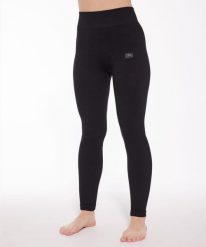 Legginsy damskie Brubeck JOGA MERINO. Zielone legginsy sportowe damskie Brubeck, xl, bez wzorów, z materiału, długie, na fitness i siłownię. Za 199.99 zł.