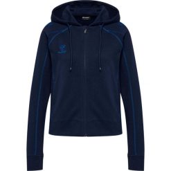 Damska bluza dresowa z kapturem Hummel Move 2.0. Niebieskie bluzy damskie Hummel, bez wzorów, z dresówki, z kapturem. Za 328.00 zł.