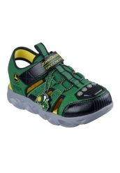 Sandały SKECHERS HYPNO-SPLASH -TRACTOR-BRIGHTS Zielony. Zielone sandały męskie Skechers, z materiału, bez zapięcia. Za 242.99 zł.