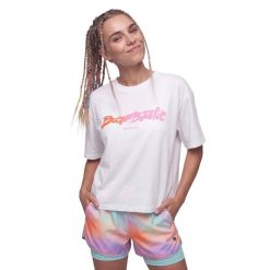 Damska koszulka crop top z krótkim rękawem Boombastic Siroko BBC Memories-W Wh. Białe koszulki sportowe damskie SIROKO, uniwersalny, bez wzorów, z materiału, bez kołnierzyka, bez ramiączek. Za 129.00 zł.