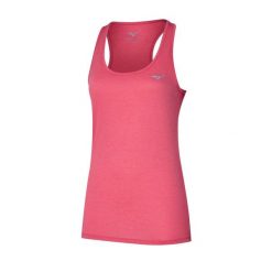 Camiseta Mizuno Impulse Core Mujer. Czerwone koszulki sportowe damskie Mizuno, bez wzorów, bez kołnierzyka, bez ramiączek. Za 73.99 zł.