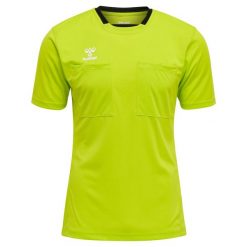 Koszulka Hummel hmlreferee chevron. Zielone koszulki sportowe męskie Hummel, na lato, m, bez wzorów, bez kołnierzyka, bez ramiączek, do piłki nożnej. W wyprzedaży za 157.00 zł.