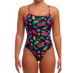 Strój kąpielowy jednoczęściowy FUNKITA Lost Leaf - Diamond Back. Kostiumy jednoczęściowe damskie FUNKITA, m, bez wzorów, sportowe, do pływania. Za 259.00 zł.