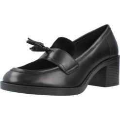 Buty GEOX D SERILDA 60 Czarny. Czarne obuwie sportowe damskie Geox, bez wzorów, z tkaniny, na fitness i siłownię. Za 382.99 zł.