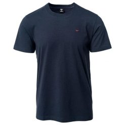 Męska Koszulka Playo II. Niebieskie koszulki sportowe męskie Hi-tec, m, bez wzorów, bez kołnierzyka, bez ramiączek, trekkingowe. Za 53.99 zł.