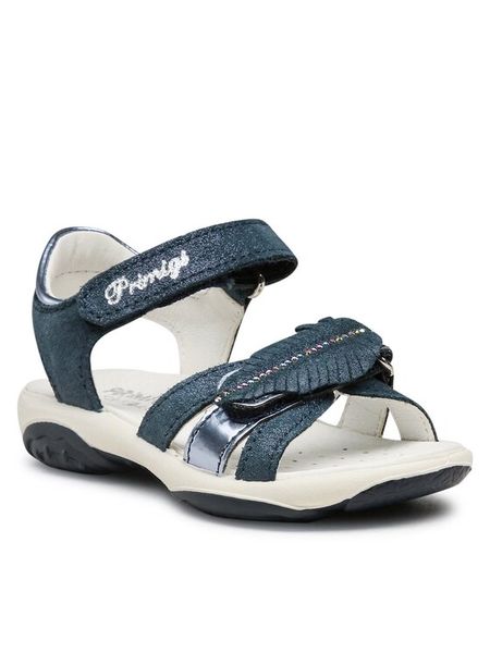 Primigi Sandały 3882022 M Granatowy. Niebieskie sandały dziewczęce Primigi, ze skóry, bez zapięcia. Za 279.99 zł.