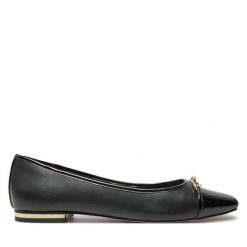 Baleriny Aldo. Czarne baleriny damskie Aldo, bez wzorów, bez obcasa. Za 149.99 zł.