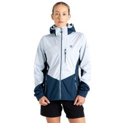 Kurtka Damska Lexan Soft Shell. Niebieskie kurtki damskie Dare 2b, m, bez wzorów, z lycry, z kapturem. Za 155.99 zł.